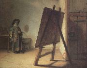 Rembrandt, The Artiest in his Studio (mk33)